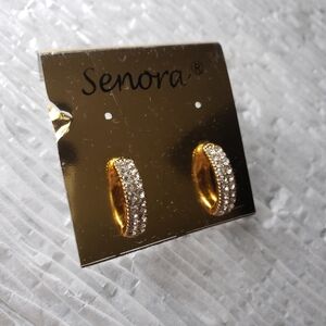 SENORA HALF-HOOP BRIDAL EARRINGS ESTATE SALE